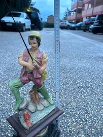 Statua pescatore Fontanini 45 cm da terra
