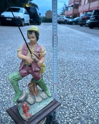Statua pescatore Fontanini 45 cm da terra