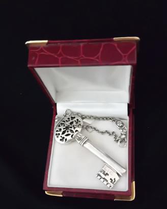 CHIAVE DELLA FORTUNA MASINI IN ARGENTO 