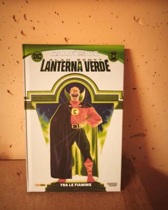 Panini lanterna verde alan Scott tra le fiamme
