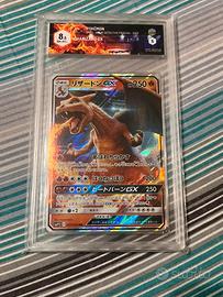Charizard gx gradato graad 8.5