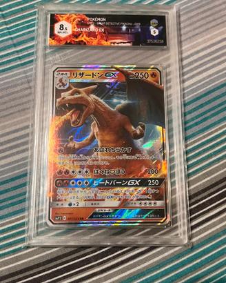Charizard gx gradato graad 8.5