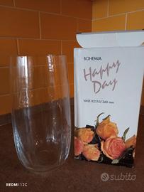 vaso in cristallo di Boemia 