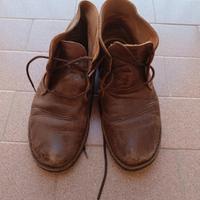 Scarpe di vera pelle marroni uomo Mauro Leone/Clar