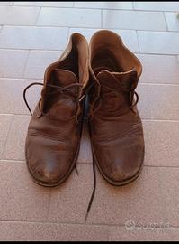 Scarpe di vera pelle marroni uomo Mauro Leone/Clar