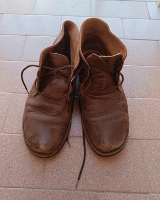 Scarpe di vera pelle marroni uomo Mauro Leone/Clar