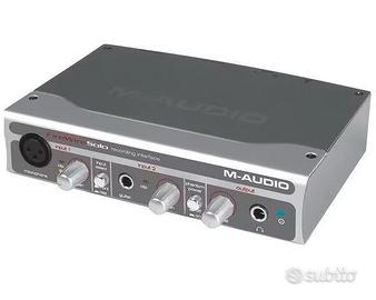 Scheda Audio M-Audio Firewire Solo + adattatore