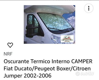 Oscurante termico camper