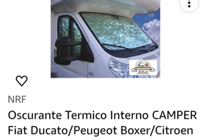 Oscurante termico camper