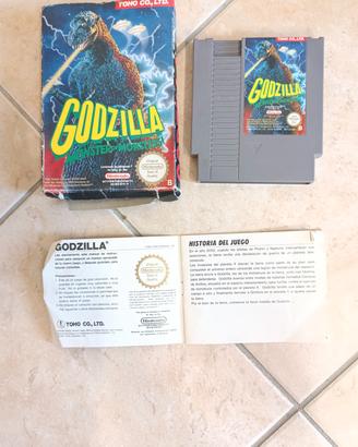 Gioco Godzilla Nintendo NES c/scatola e libretto