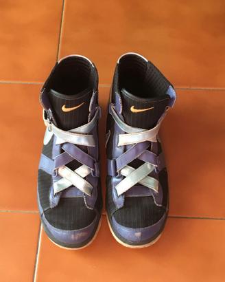 Scarpe donna sneakers alte Nike 38 viola