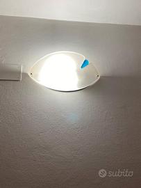 3 plafoniere da parete in vetro di murano