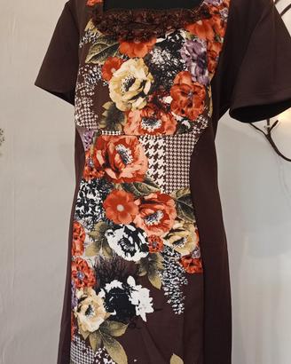 Abito a Tubino elegante Taglia 50 con Strass 