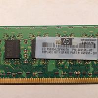HP 445166-051 RAM memoria Server 1GB Pc2-6400