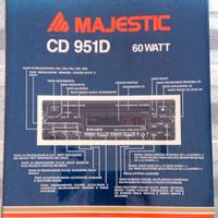 CD 951D Majestic sintolettore CD vintage