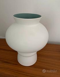 Vaso in ceramica bianco Mascagni