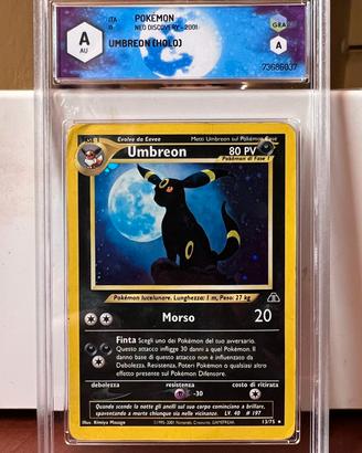 Carta Pokémon Autenticata Umbreon  I Edizione ITA