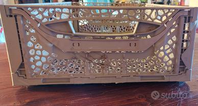 cassette ortofrutta pieghevoli in plastica 