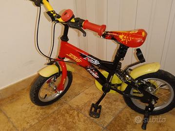 bici 12 pollici con rotelle flessibili 