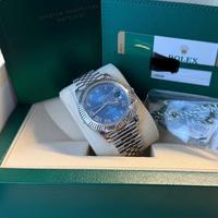 Rolex datejust 41mm 126334 full 2020 roman blu
