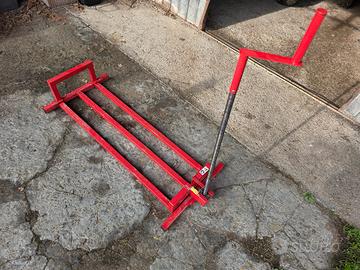 sollevatore per trattorino tagliaerba 