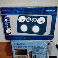 Monitor 7 pollici audio video + subwoofer 200w