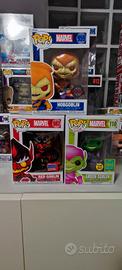 Lotto 3 Funko Pop Goblin Green Goblin GITD SDCC