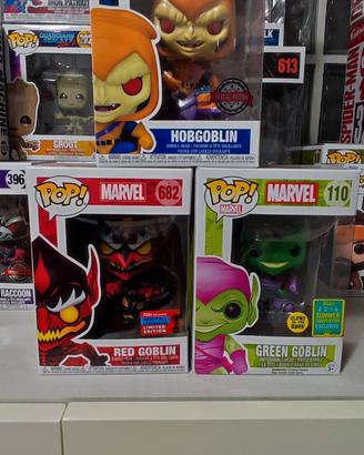 Lotto 3 Funko Pop Goblin Green Goblin GITD SDCC