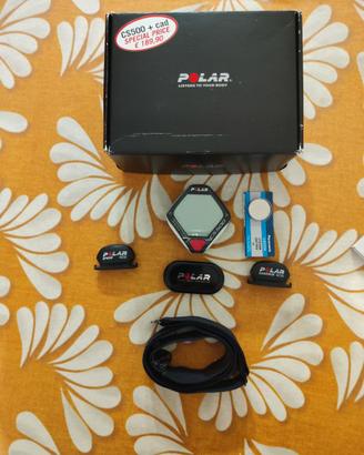 polar cs500 + cad ciclocomputer