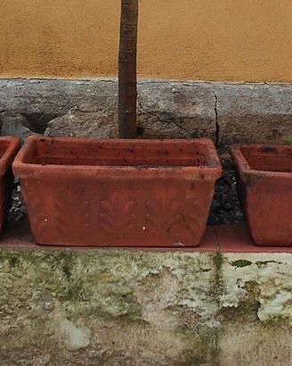 3 vasi terracotta