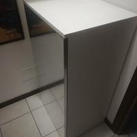 Mobile moderno Madia bianco e argento 