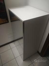 Mobile moderno Madia bianco e argento 