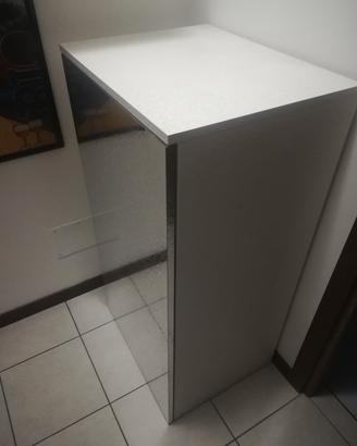 Mobile moderno Madia bianco e argento 