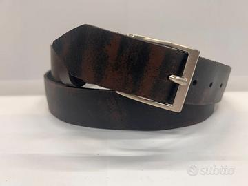 cintura uomo in cuoio vintage