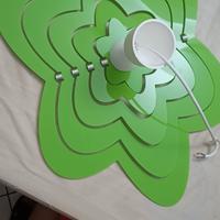 Lampadario in plexiglass a Sospensione Fiore