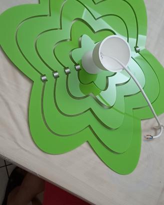 Lampadario in plexiglass a Sospensione Fiore