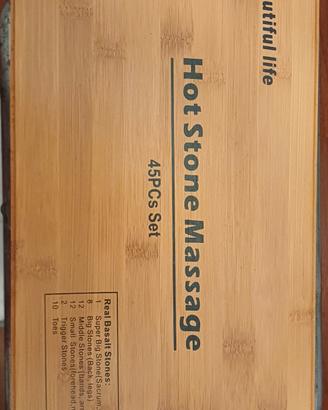 kit hot stone massage