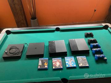 Lotto n.4 Sony PS4 + joystick + giochi