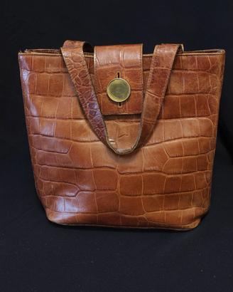 Borsa vintage anni ’70 in pelle