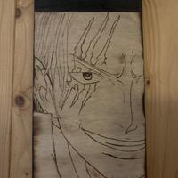 Quadretti /bomboniere artigianato pirografo