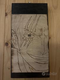 Quadretti /bomboniere artigianato pirografo