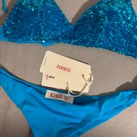 Bikini 👙 Kontatto Bluette con Paillettes