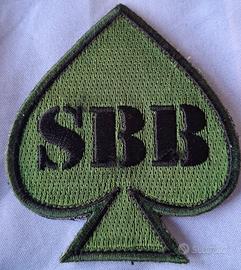 Patch Tattica Asso di Picche SBB Velcro - Verde Er