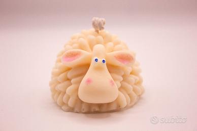 Candela Pasqua pecora agnello cera di soia 135 gr.