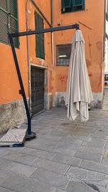 Ombrellone 3x3 braccio detraibile