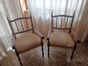 Coppia poltroncine vintage