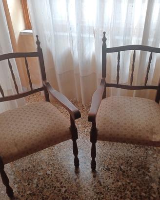 Coppia poltroncine vintage
