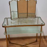 Mobile Toletta  Ottone Anni 40 Brusotti Lampadarte