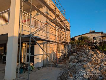 Ponteggio acciaio galvanizzato