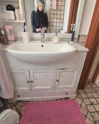 mobile bagno in legno